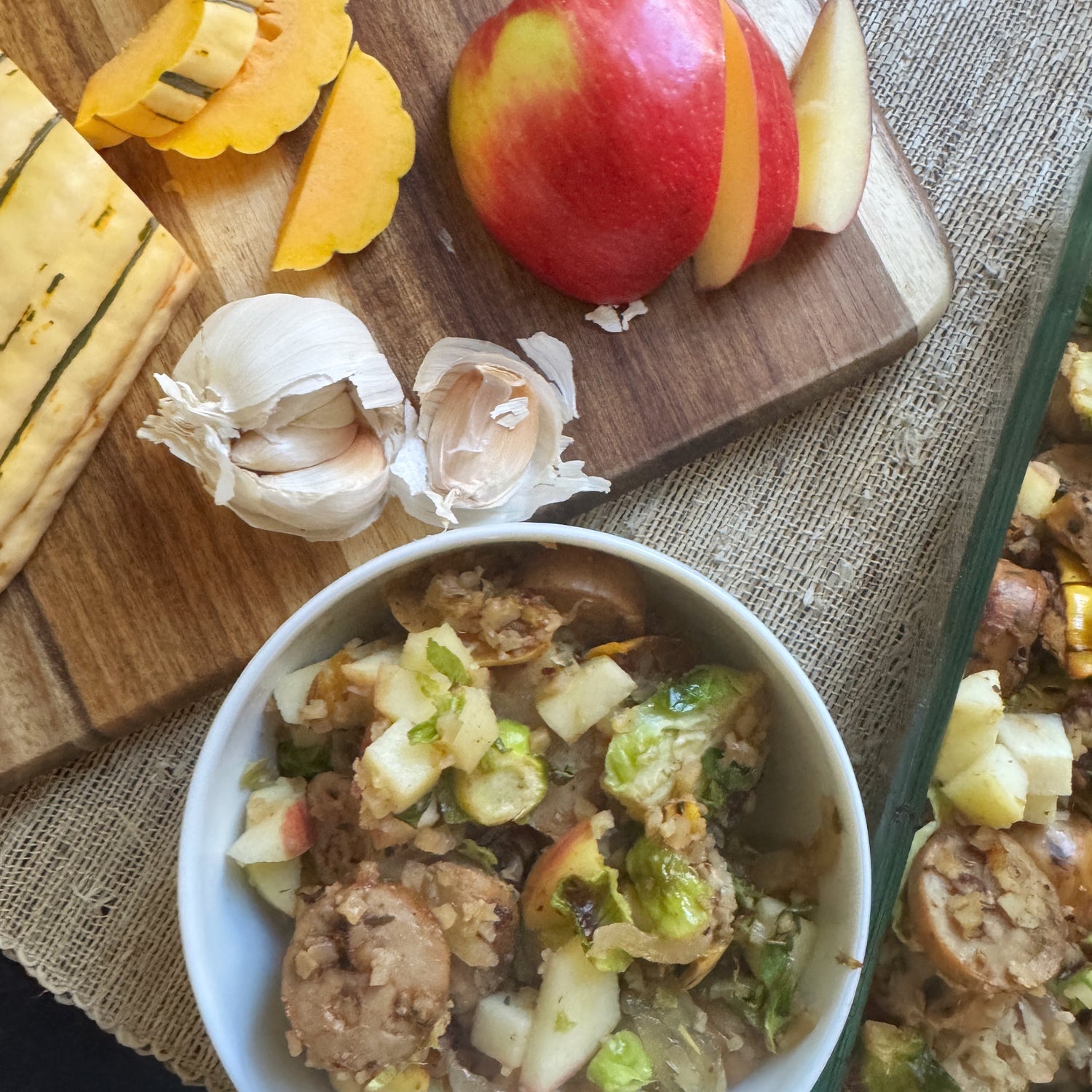 chicken sausage fall casserole