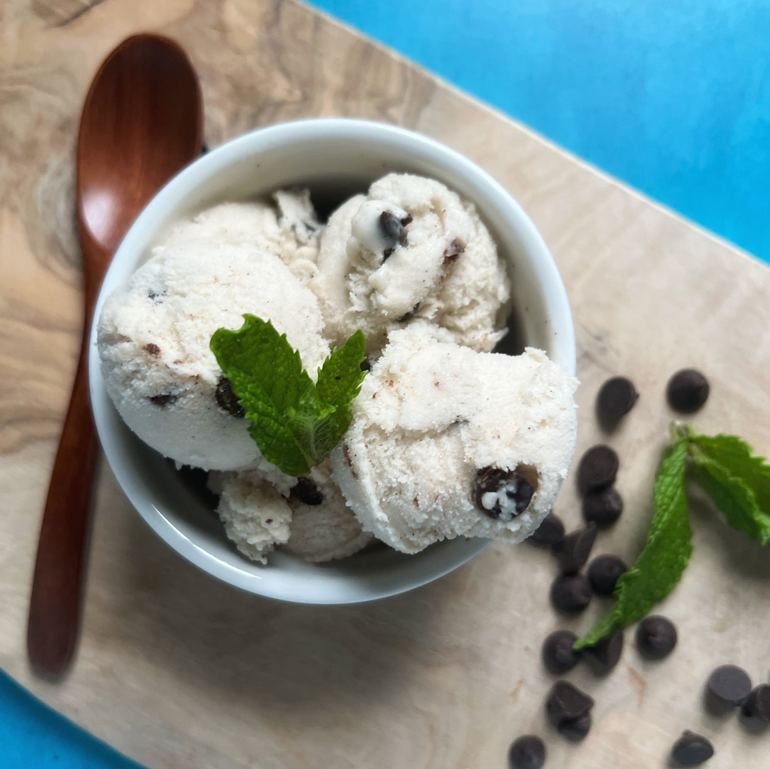 Paleo Mint Chocolate Chip Ice Cream